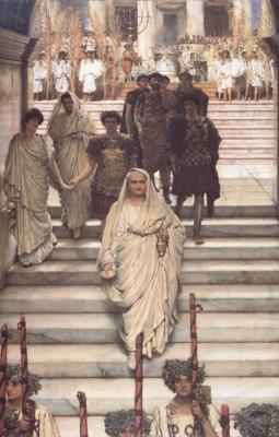 Alma-Tadema, Sir Lawrence The Triumph of Titus: AD 71 (mk23) china oil painting image